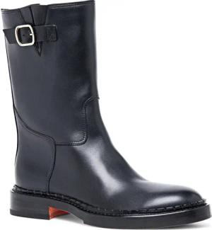 Santoni Stiefel - Women's leather boot - Gr. UK_4 - in Weiß - für Damen