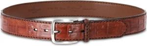Fausto Colato Gürtel - Gürtel aus genarbten Leder - Gr. 100 - in Braun - für Damen