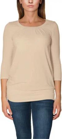 Alkato Longshirt Alkato Damen Viskose Shirt 3/4 Arm Longshirt Top
