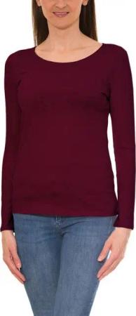 Alkato Longshirt Alkato Damen Langarm Shirt mit O-Ausschnitt