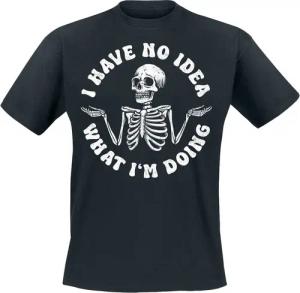 Sprüche T-Shirt - No Idea What I'm Doing - M bis XXL - für Männer - Größe XXL - schwarz