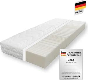 Beco Komfortschaummatratze "Medistar KS, Matratze Kaltschaum-Feeling 90x200 cm, 140x200 cm", 21 cm hoch, Raumgewicht: 28 kg/m³, (1 St.), Geprüft mit 1,1* "SEHR GUT" & bewertet mit**Deutschland Favorit 2024