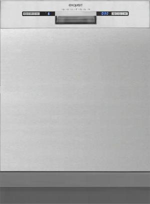 exquisit Unterbaugeschirrspüler "EGSP9313-EF-030E inox", 13 Maßgedecke