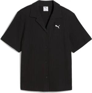 PUMA T-Shirt "WARDROBE ESS Pointelle-Shirt Damen"