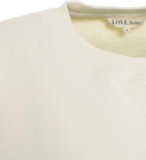 Love Stories - Sweatshirt with logo 'Sloane' - Größe M - weiß