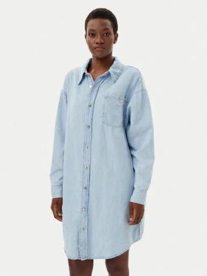 Calvin Klein Jeans Jeanskleid J20J225172 Blau Relaxed Fit