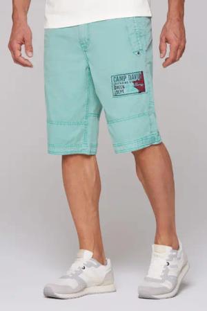 CAMP DAVID Shorts, mit Bindeband am Saum