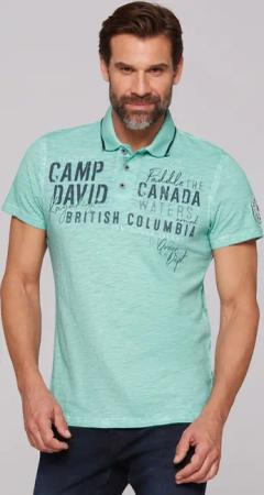 CAMP DAVID Poloshirt, aus Baumwolle