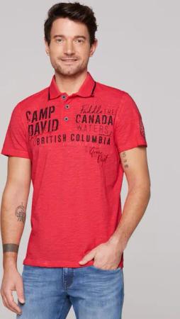 CAMP DAVID Poloshirt, aus Baumwolle