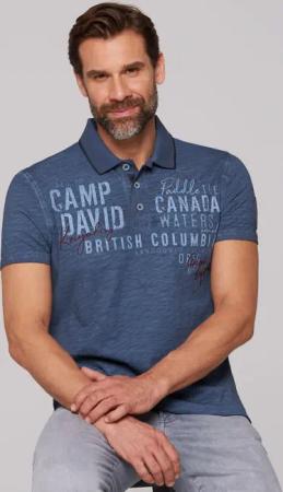 CAMP DAVID Poloshirt, aus Baumwolle