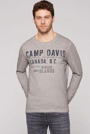 CAMP DAVID Rundhalsshirt, aus Baumwolle