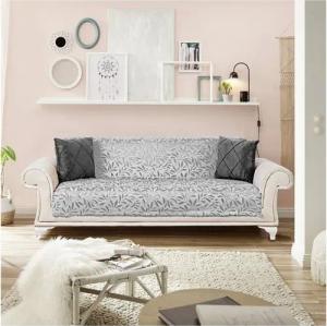 Fiora Sofaschoner Tagesdecke Couch überwurf Sofa Sessel Möbel schutz, Überwurf mit Antirutsch noppen