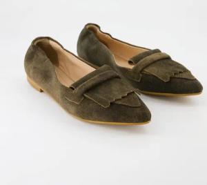 Dirndl & Bua Schuhe - 2023-03 Veloursleder (Braun, Gr. 36)