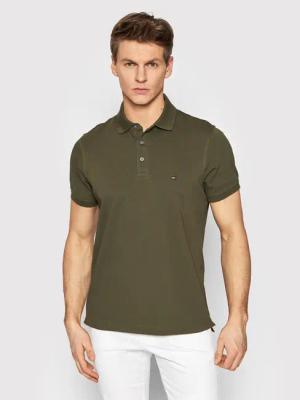 Tommy Hilfiger Poloshirt 1985 MW0MW17771 Grün Slim Fit