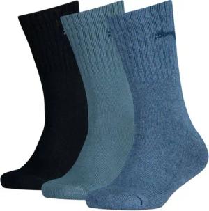 PUMA Socken PUMA KIDS CREW SOCK 3P (3-Paar, 3 Paar) Junior mit klassischer Rippe