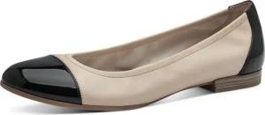 Tamaris Ballerina, Blockabsatz, Businessschuh, Schlupfschuh mit Elastikeinfass