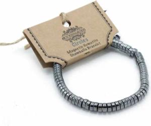 Bali-Homedecor Armband Magnetisches Hämatit-Shamballa-Armband- Kreise