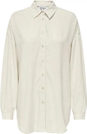 ONLY Hemd Siesta 15347208 Beige Oversize