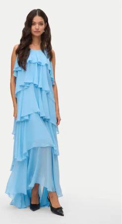 Vero Moda Abendkleid Felicia 10331377 Himmelblau Regular Fit