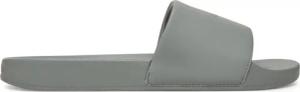 Calvin Klein Pantoletten Pool Slide W/ Ck Square HM0HM01754 Grau