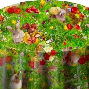 DecoHomeTextil Heimtextilmanufaktur Tischdecke Wachstuch Wachstischdecke Gartentischdecke gefaltet