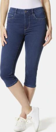 STOOKER WOMEN 7/8-Jeans "Denim Capri Skinny Fit", Skinny Fit Casual Clean Wash Denim Jeans Magic Shape Effekt für Damen