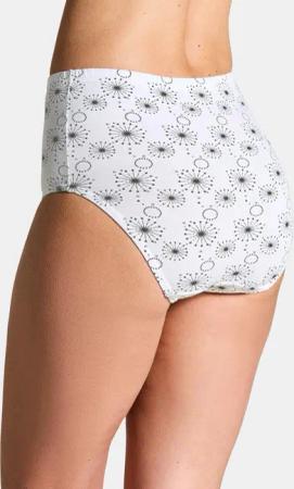 Baumwoll-Hüftslip im Mehrfachpack - weiß / schwarz - Gr. 38 von Goldner Fashion