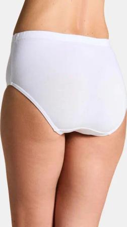 Baumwoll-Taillenslip im Mehrfachpack - weiß - Gr. 54 von Goldner Fashion