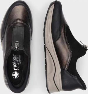 Sneaker mit Reißverschluss - schwarz - Gr. 38 von Goldner Fashion