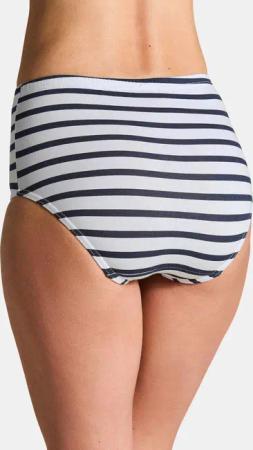 Baumwoll-Hüftslip im Mehrfachpack - weiß / marine - Gr. 42 von Goldner Fashion