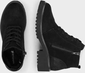 Schnürstiefelette - schwarz - Gr. 41 von Goldner Fashion