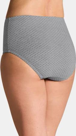 Baumwoll-Hüftslip im Mehrfachpack - taupe / weiß - Gr. 42 von Goldner Fashion