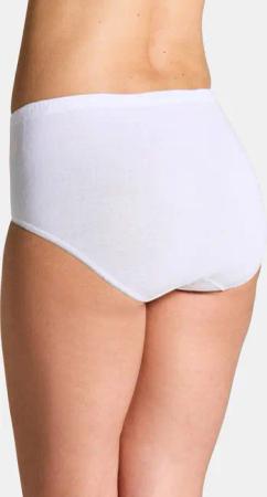Baumwoll-Taillenslip im Mehrfachpack - weiß - Gr. 50 von Goldner Fashion