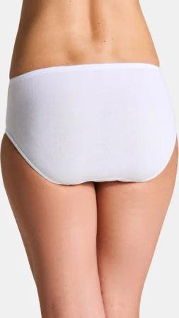 Baumwoll-Hüftslip im Mehrfachpack - weiß - Gr. 44 von Goldner Fashion