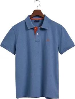 Gant T-Shirts & Poloshirts Poloshirt Pique Polo Kurzarmshirt mit Kontrastkragen