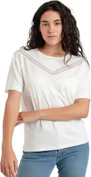 Admas  T-Shirt Kurzarm-T-Shirt CHEST LACE