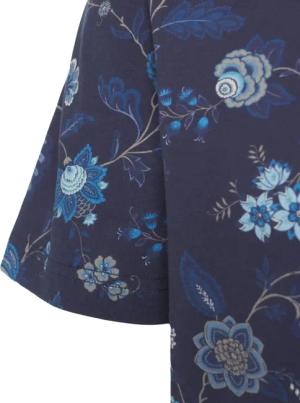 Etro - T-shirt with floral print - Größe L - blue