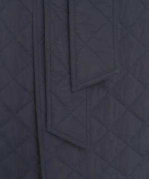 Peuterey - Quilted trench coat 'Samso' - Größe IT 46 - blue