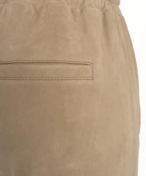 OAKWOOD - Pants in suede 'Gift' - Größe XXL - beige