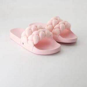 Tommy Hilfiger Schuhe - TJW Braided Slide Textil (Rosa, Gr. 41)