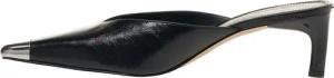 Michael Kors Hohe Schuhe - Sabot in leather 'Kasia' - Gr. US_8 - in Schwarz - für Damen