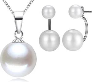 Kim Johanson Schmuckset Perle (3-tlg), 925 Silber