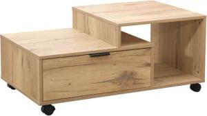 moebel-direkt-online Couchtisch In drei Dekorfarben, mit Rollen (mit Schublade), Breite 90 cm