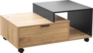 moebel-direkt-online Couchtisch In drei Dekorfarben, mit Rollen (mit Schublade), Breite 90 cm