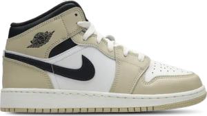 Jordan Aj1 Mid Kleinkind Sneaker - Weiß - Größe 38.5 - Leder