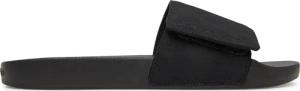 Calvin Klein Pantoletten Adj Pool Slide Canvas Logo HM0HM01749 Schwarz