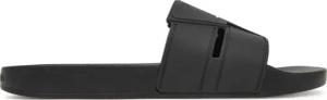 Calvin Klein Pantoletten Pool Slide Double T HM0HM01752 Schwarz