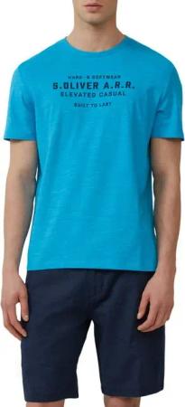s.Oliver T-Shirt melierte Optik