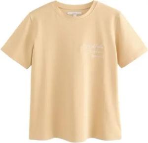 Next T-Shirt Kurzärmeliges T-Shirt mit City-Rückengrafik (1-tlg)