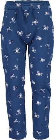 Blue Seven Jogginghose Blue Seven Mädchen Hose Blumen Jogginghose Freizeithose blau (1-tlg)